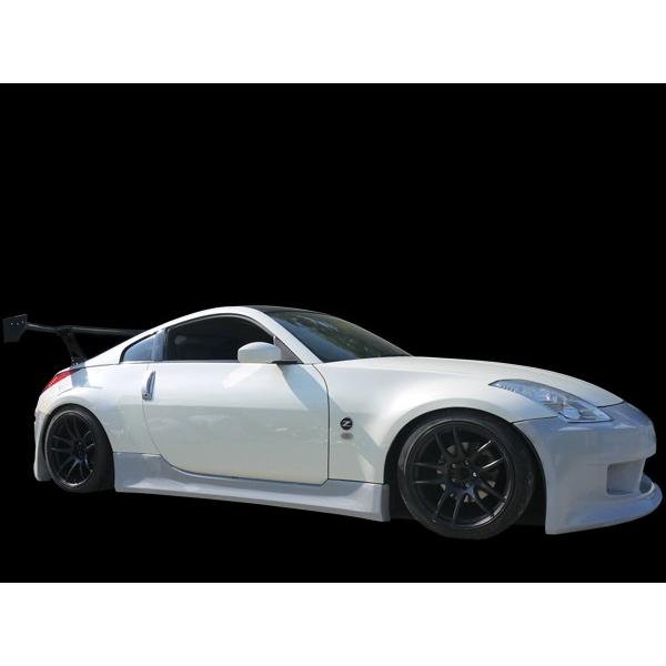 フェアレディZ Z33 サイドステップ 前期 後期 エアロ FRP 未塗装 社外