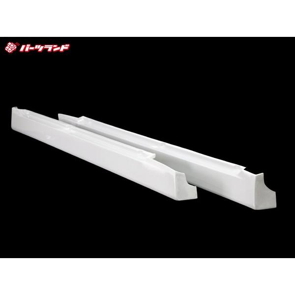 マークX GRX120 サイドステップ 前期 エアロ FRP 未塗装 社外品 左右