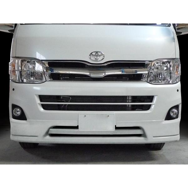 ハイエース TRH200 KDH200 エアロセット 3型 H22/8〜H25/11 FRP 未塗装