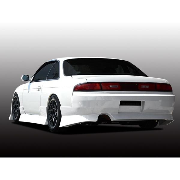 シルビア S14 サイドステップ 後期 エアロ FRP 未塗装 社外品 左右セット SILVIA 日産 ニッサン NISSAN｜partsland-ys