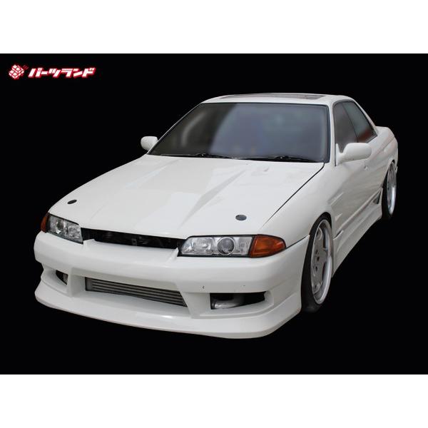 スカイライン R32 フロントバンパー 前期 後期 エアロ FRP 未塗装 社外