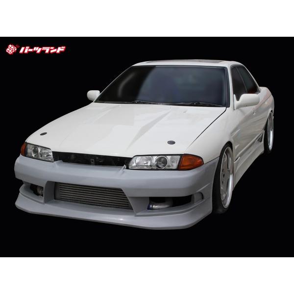 スカイライン R32 フロントバンパー 前期 後期 エアロ FRP 未塗装 社外