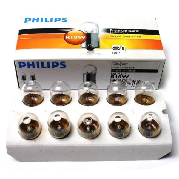 PHILIPSフィリップス補修用バルブ Premium R10W 12V 10W 10個箱｜partsline24