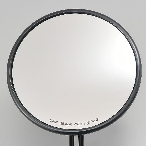 Tデイトナ　バーエンドミラー　モンタナ 2 2本+汎用アダプター付 HIGHSIDER バーエンドミラー モンタナ2 ブラック アダプター別売（新