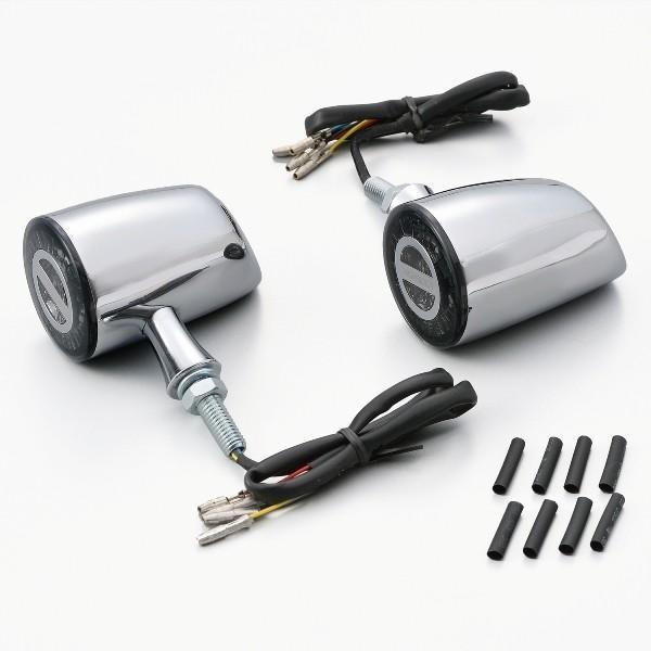 15316 デイトナ HIGHSIDER LED ウインカー ロケット・クラシック クローム 2個1セット