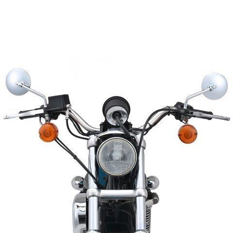 DAYTONA（デイトナ） 17022 ハイビジミラー ROUND for H-D クローム