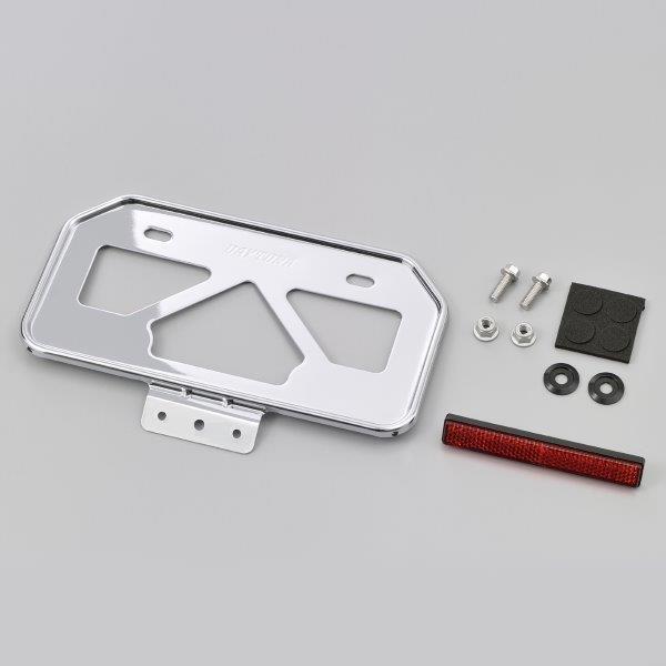DAYTONA（デイトナ） 17668 ナンバープレートホルダー 125cc以下(山型