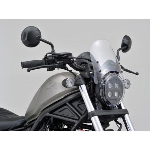 17732 デイトナ ウインドシールド クリアー エアロバイザー REBEL250/REBEL500(’20-) レブル 250 / レブル500(’20-)_4
