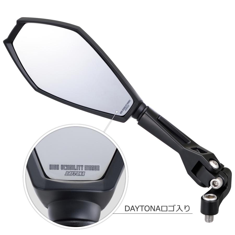 DAYTONA（デイトナ） 19435 ハイビジミラー ローマウントミラー エッジ