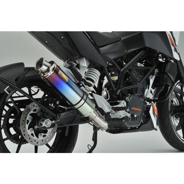 リアライズマフラー 22Racing Ti チタン DUKE125 DUKE200