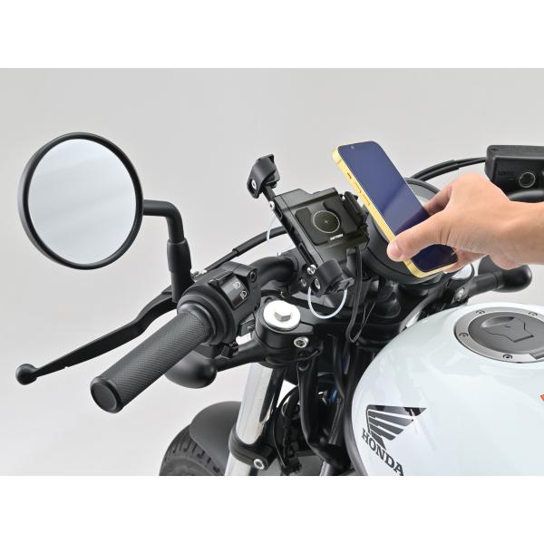 専用！！ DAYTONA（デイトナ） 40047 スマホホルダー+e(プラスイー) ワイヤレス