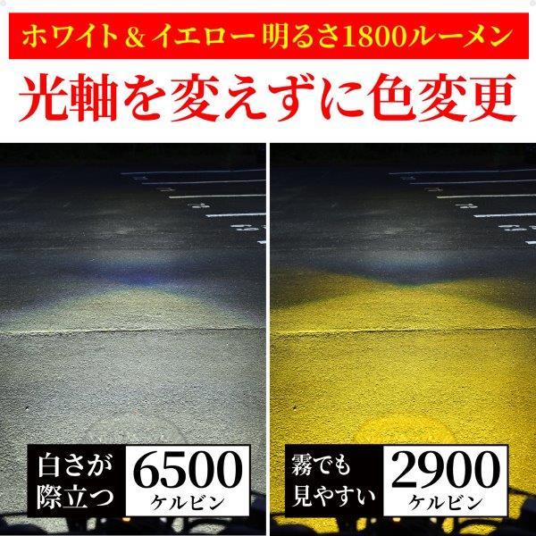 ★40329 デイトナ BELLOF ベロフ LEDフォグランプユニット プレシャスレイW 車検対応 防水 防塵 6500K/2900K (ホワイト/イエロー) 左右セット_13