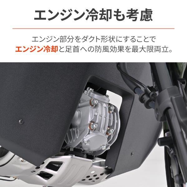 42296 デイトナ Daytona レッグシールド 大型シールド マットブラック CT125('23)_3
