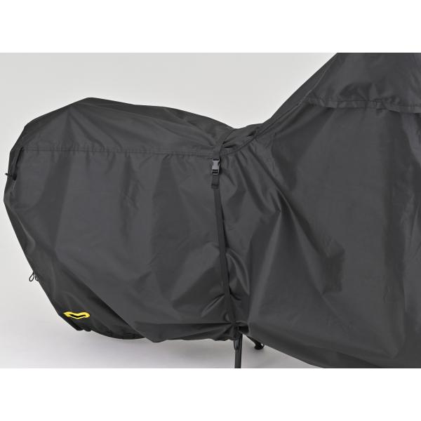 48322 デイトナ Daytona ブラックカバー ウォーターレジスタント 耐水圧20,000mm 湿気対策 耐熱 開閉ファスナー付き ライト クイック 4Lサイズの画像