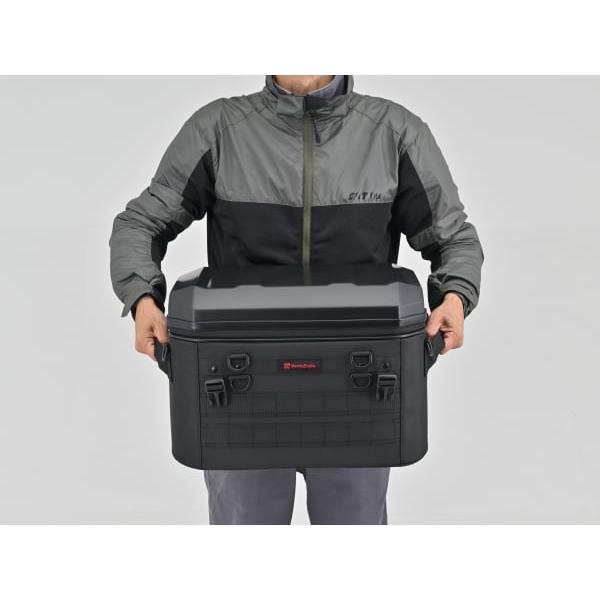 48675 デイトナ Daytona ヘンリービギンズ Henly Begins DH-774 シェルシートバッグ ヘルメット収納 ブラック 35L_4