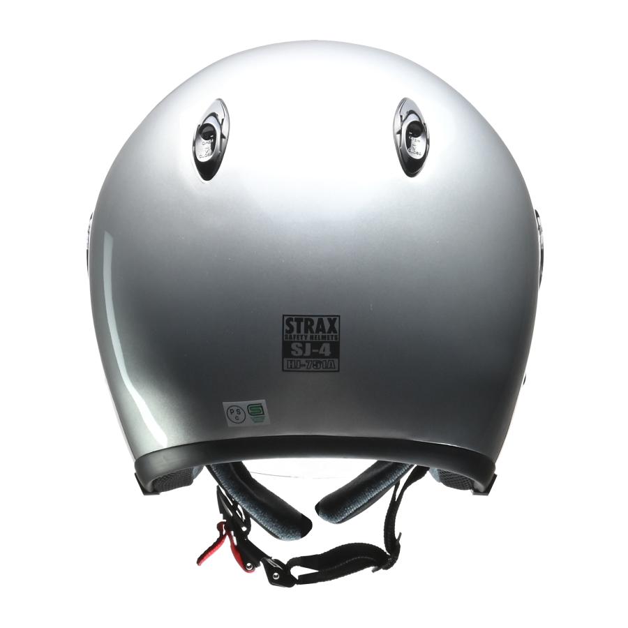 LEAD リード工業 STRAX SJ-4 ジェットヘルメット SG・PSC（全排気量対応）シルバー（ビッグサイズ）｜partsline24｜04