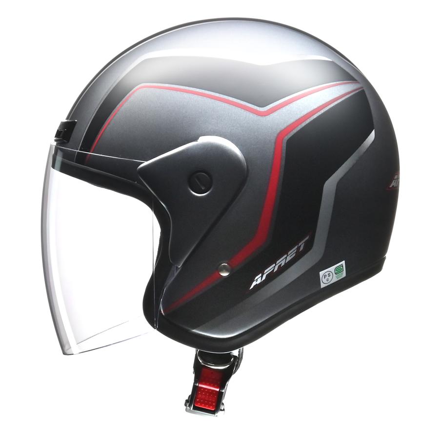 LEAD リード工業 APRET アペレート ジェットヘルメット SG・PSC（全排気量対応）マットガンメタ（フリーサイズ）｜partsline24｜02