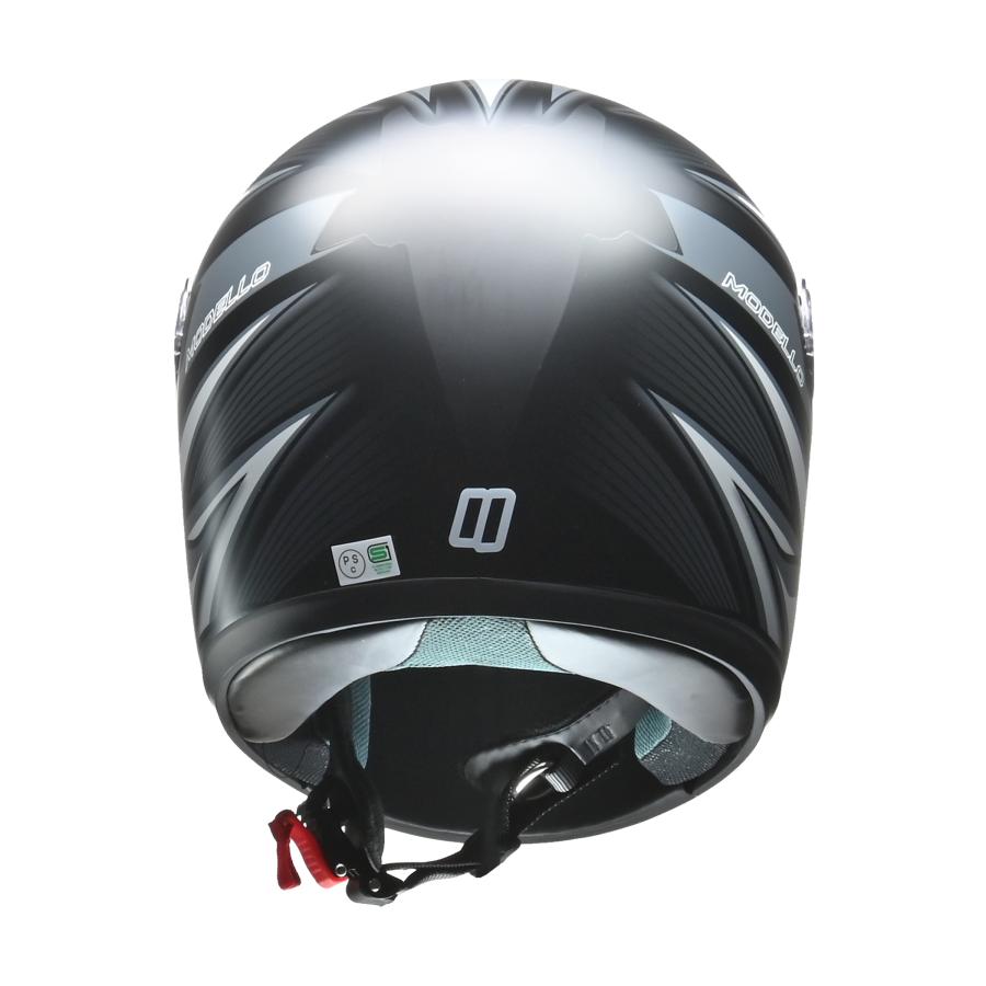 LEAD リード工業 MODELLO モデーロ フルフェイスヘルメット SG・PSC（全排気量対応）マットブラック（フリーサイズ）｜partsline24｜04