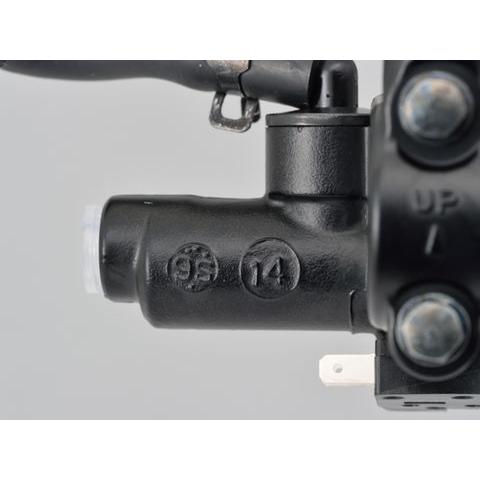 61759 デイトナ　NISSINマスターシリンダー　標準　14mm 黒/黒｜partsline24｜02
