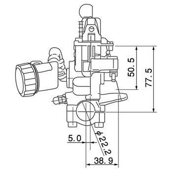 DAYTONA（デイトナ） 64208 NISSINラジアルクラッチマスター縦型φ19金