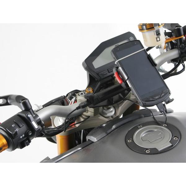 DAYTONA（バイク用品） 93381 DAYTONA ハンドルポストクランプUSB電源