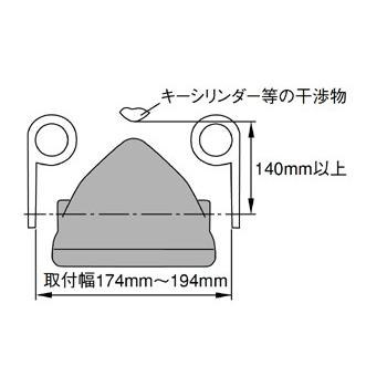 95636 デイトナ ビンテージヘッドライト ブラック 汎用_2
