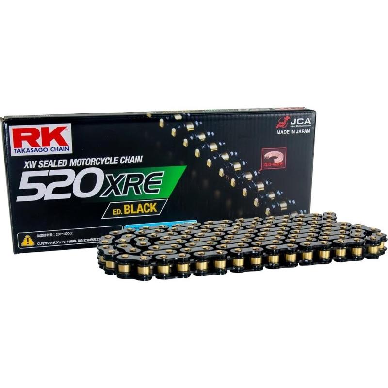 RK JAPAN（アールケー・ジャパン） RKチェーン 520XRE-110L ED.BLACK 