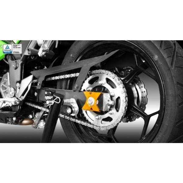 専用 DIMOTIV チェーンアジャスターキャップ NINJA 400 Ninja 250 R / SL