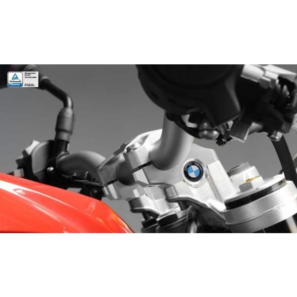 DIMOTIV di-hrb-bm-05-s-logo2　BMWロゴ付ハンドルライザー25mmアップ20mmバック S1000R