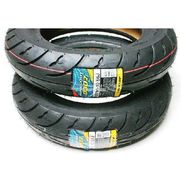 ★ダンロップ DUNLOP D307 タイヤ前後90/90-10 100/90-10 アドレスV125 ADDRESS V125