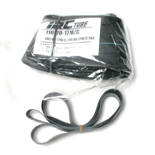 【リトルカブ用 】 新品タイヤ・チューブ ・リムバンドset IRC IRCチューブ +リムバンドセット 100/80-17, 110/80-17 TR4
