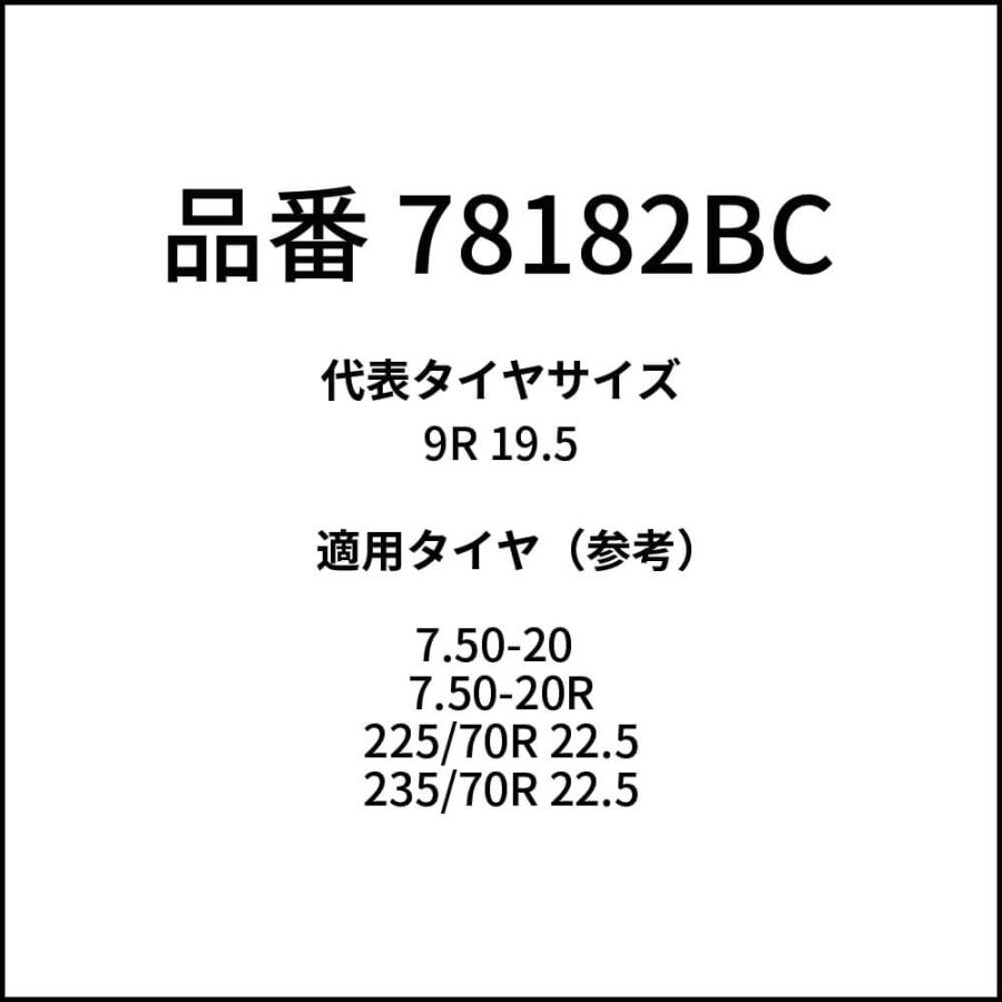 9R19.5 タイヤチェーン 合金鋼製 チェーンバンド不要 中・大型バス
