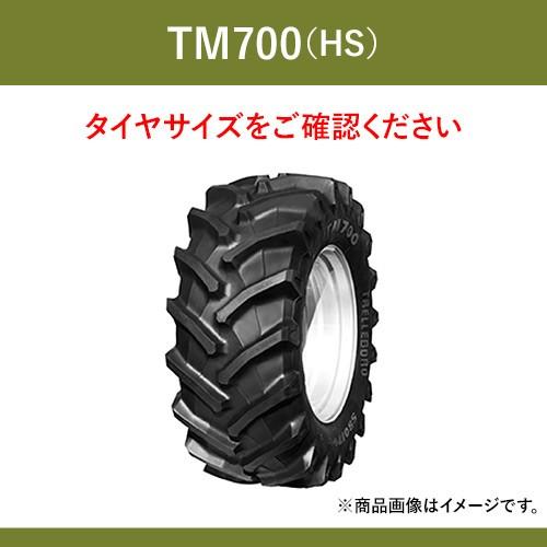 トレルボルグ トラクター 農業用・農耕用 ラジアルタイヤ（チューブレスタイプ）　TM700(HS) (70%扁平)　480 70R30　1本 パーツマン