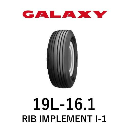 ギャラクシー(GALAXY)　トラクタータイヤ　RIB IMPLEMENT I-1　19L-16.1SL　PR12　TL　(インプルメント タイヤ)　1本 パーツマン