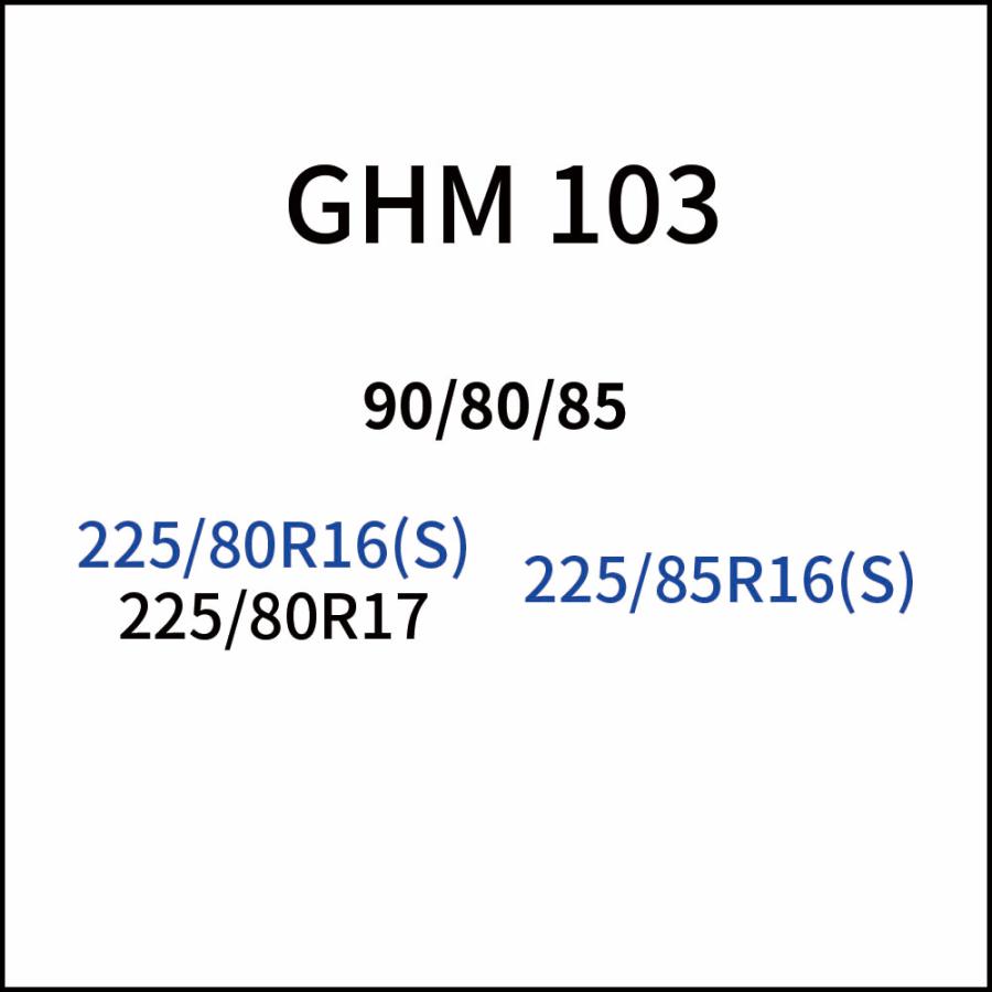 ケーブルチェーン(タイヤチェーン)　SCC　JAPAN　バス用　小・中・大型トラック　GHM103　パーツマン　4ペア価格(タイヤ8本分)