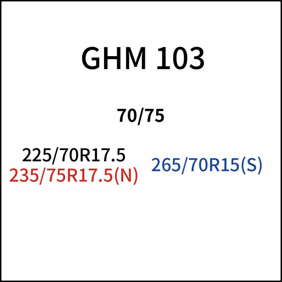 ケーブルチェーン(タイヤチェーン)　SCC　JAPAN　GHM103　小・中・大型トラック　6ペア価格(タイヤ12本分)　バス用　パーツマン