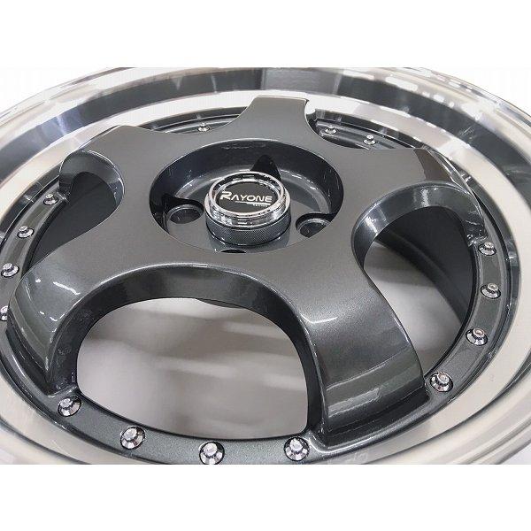 4本セット Rayone Racing 143 16インチ 7J+35 4H PCD100 ガン 
