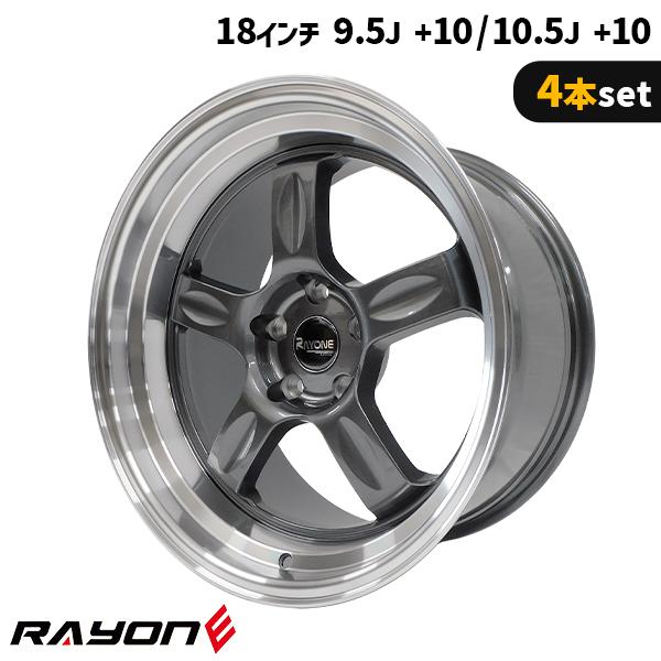 4本セット Rayone Racing 5008 18インチ 9.5J / 10.5J+10 5H PCD114.3