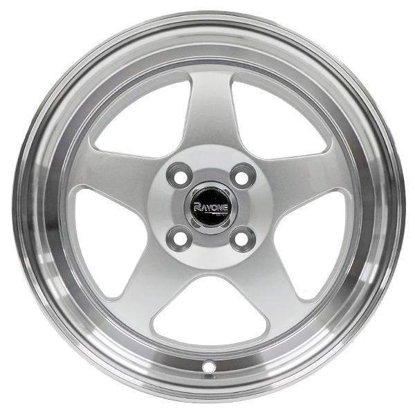 4本セット Rayone Racing 536 15インチ 7J+35 4H PCD100 アルミ 