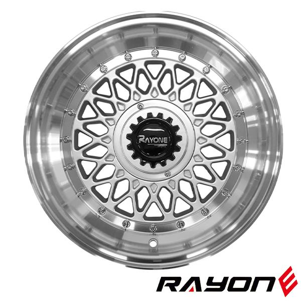 4本セット Rayone Racing 686 15インチ 8J+20 4H PCD100 メッシュ