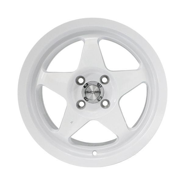 15インチ ホイールセット 5スポークデザイン ホワイト 15インチ ホイールセット 5本スポーク