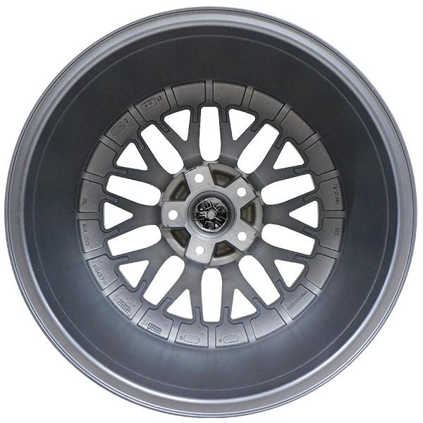 4本セット ELEMENT E55 18インチ 10.5J +15 5H PCD114.3 メッシュホイール ガンメタリック アルミホイール ガンメタの画像