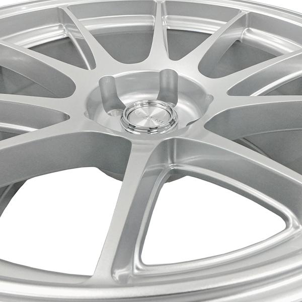 4本セット ELEMENT E56 18インチ 10.5J+15 5H PCD114.3 シルバー