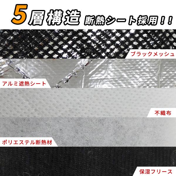 トヨタ プリウス 50系用 サンシェード 1台分 全窓用 7枚セット 車中泊