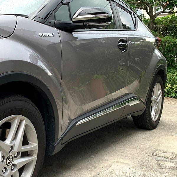 C-HR 用 メッキ サイド ガーニッシュ 左右セット CHR CH-R カスタム