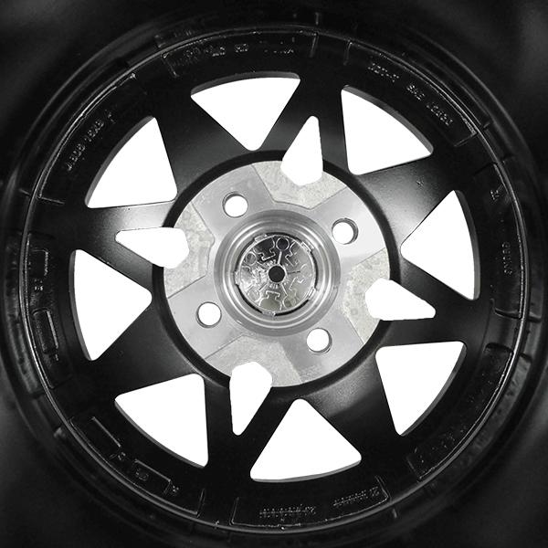4本セット ELEMENT L805 15インチ 8J+25 4H PCD100 ブラック アルミ