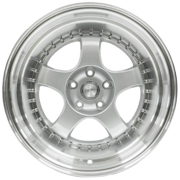 4本セット ELEMENT M1228 17インチ 10J+18 5H PCD114.3 シルバー
