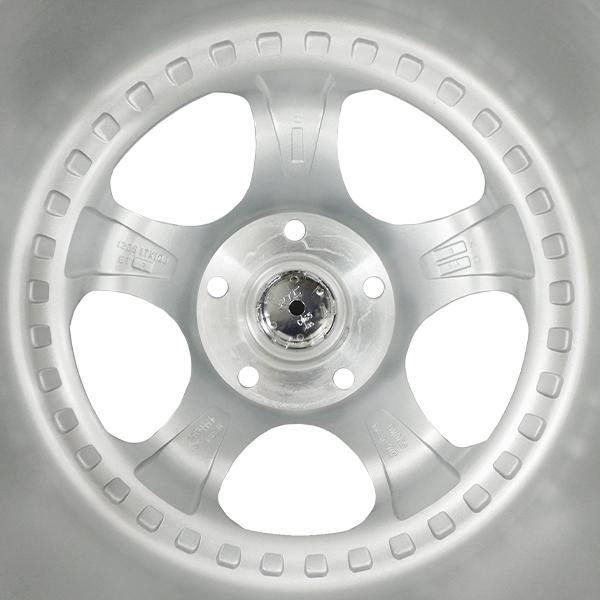 4本セット ELEMENT M1228 17インチ 10J+18 5H PCD114.3 シルバー