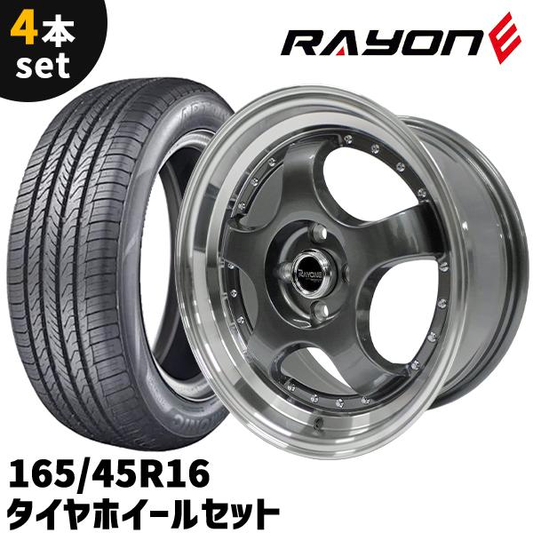 タイヤホイール 4本セット Rayone Racing 143GMR 16インチ 7J +35
