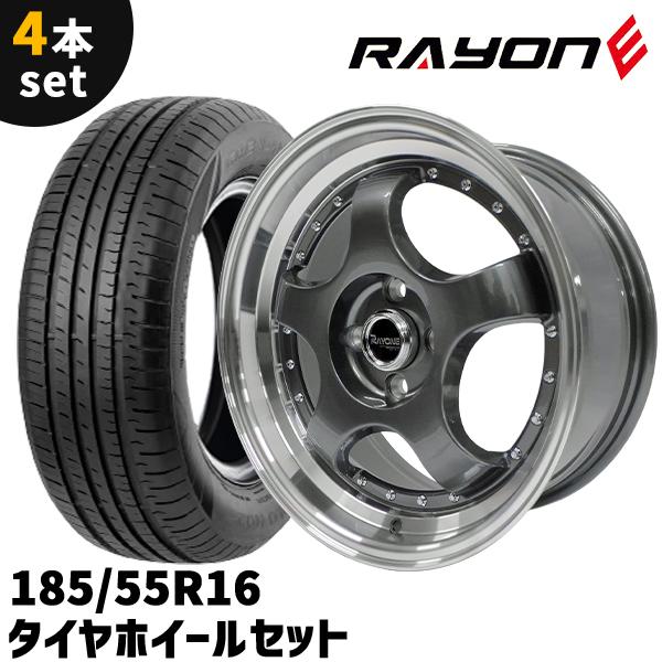 タイヤホイール 4本セット Rayone Racing 143GMR 16インチ 7J +35 